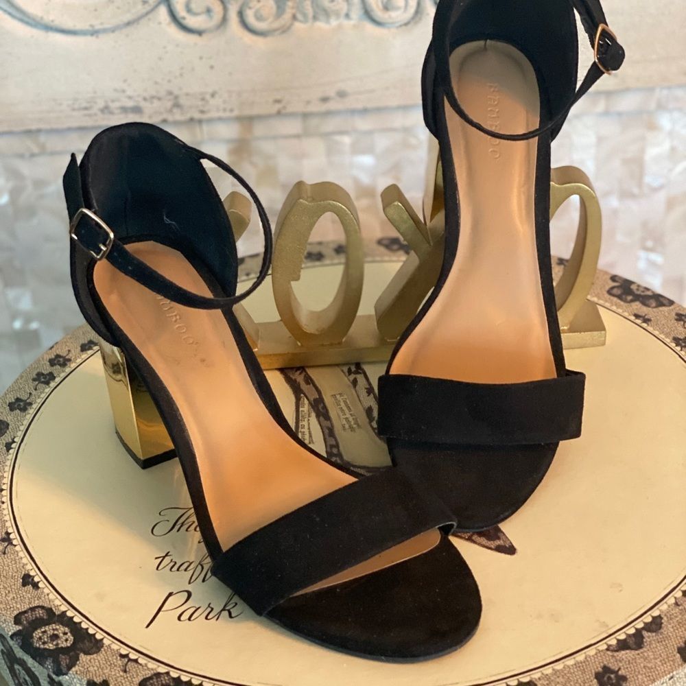 Bamboo Heeled Sandals